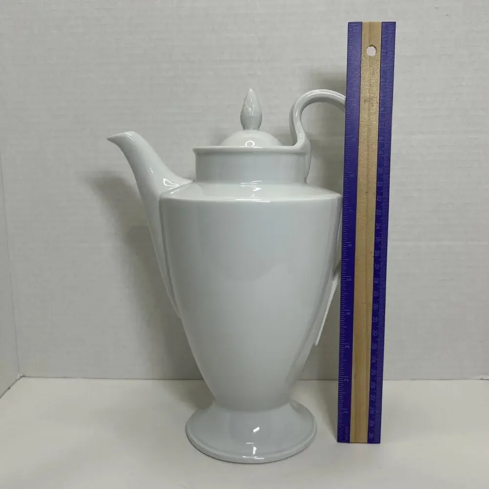 Vtg Furstenberg Porcelain White Tall 10